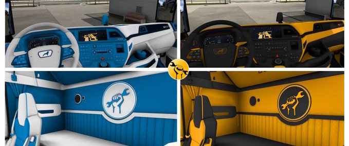 Trucks MAN TGX 2020 Insanux Custom Interior  Eurotruck Simulator mod