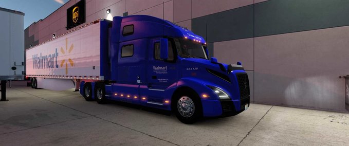 Skins Ruda Ref 53 & 48 Walmart Skin Pack American Truck Simulator mod