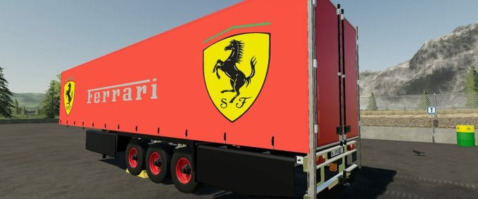 Auflieger Ferrari-Anhänger Landwirtschafts Simulator mod