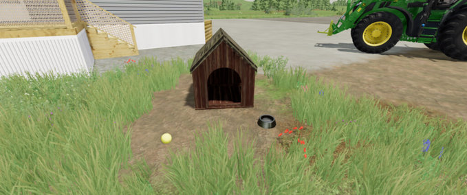 Tierställe Platzierbare Hundehütte Landwirtschafts Simulator mod