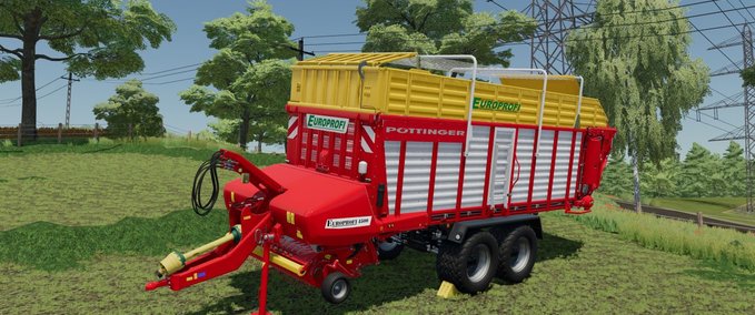 Ladewagen Pöttinger Europrofi 4500D Landwirtschafts Simulator mod