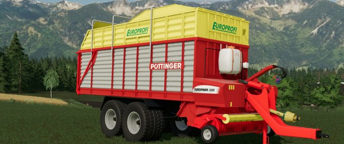 Ladewagen Pöttinger Europrofi 5000 Landwirtschafts Simulator mod