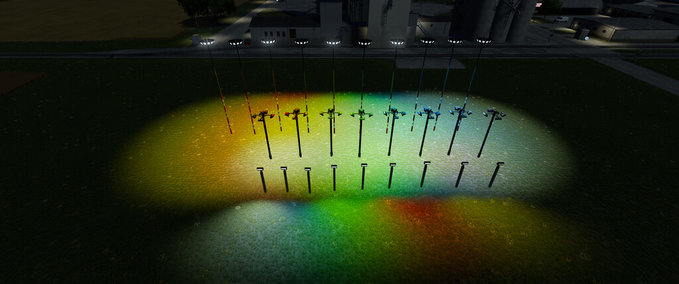 Dekoration Schaltbare Und Farbige Lampen Set Landwirtschafts Simulator mod