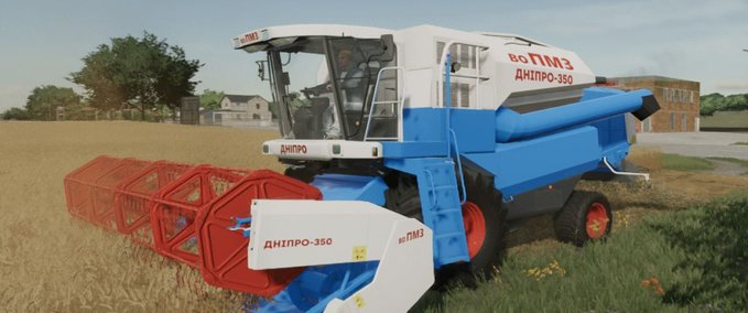Selbstfahrer KZS 11 Dnipro 350 Landwirtschafts Simulator mod