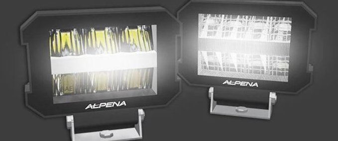 Trucks ALPENA TREKTEC XL4-P DRIVING LED LIGHT  Eurotruck Simulator mod