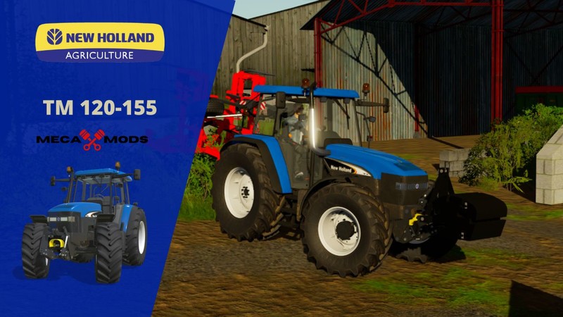 FS22: New Holland TM 120 v BETA New Holland Mod für Farming Simulator 22