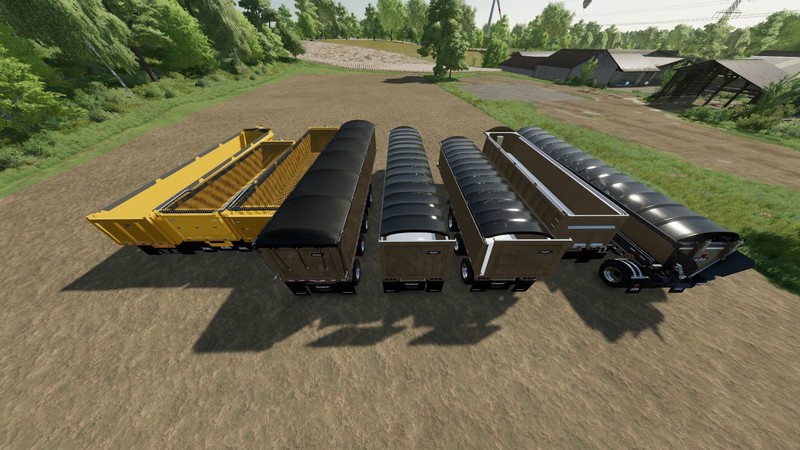 Fs22 End Dump Trailer Pack V 2000 Trailers Mod Für Farming Simulator 22 6996