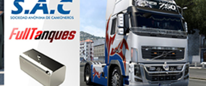 Trucks High Capacity Tanks - 1.47 Eurotruck Simulator mod