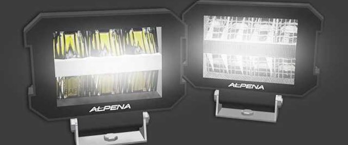 ALPENA TREKTEC XL4-P DRIVING LED LIGHT  Mod Image