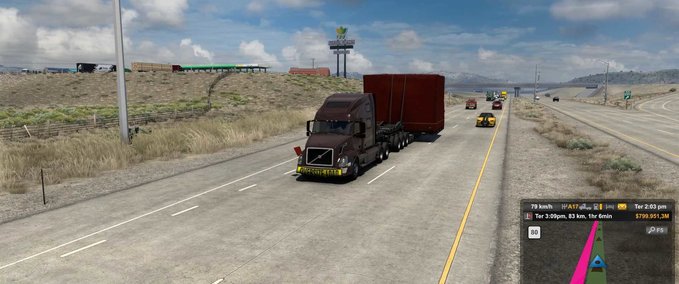 Trucks [ATS] SPEED 80 KM/H SPECIAL TRANSPORT - 1.47/1.48  American Truck Simulator mod