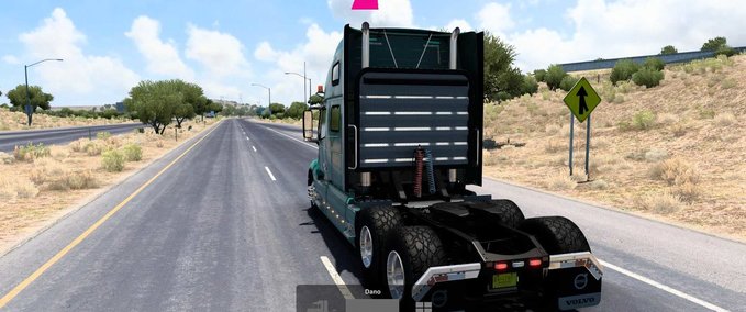 Trucks GPS ON TOP OF THE SCREEN - 1.47/1.48 American Truck Simulator mod