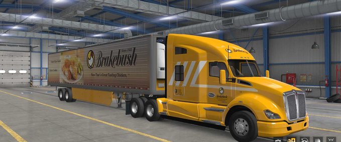 Skins Brakebush Skin American Truck Simulator mod