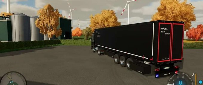 Auflieger Kögel Black Edition 2022 Landwirtschafts Simulator mod