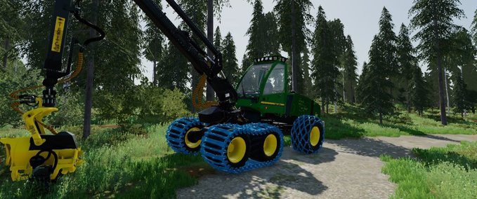 Forstwirtschaft John Deere 1270 D Eco III Landwirtschafts Simulator mod