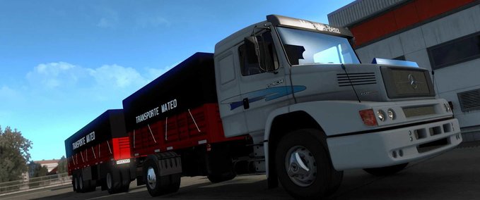 Trucks Mercedes-Benz 1634 + Acoplado Gustavo Traico - 1.47 Eurotruck Simulator mod