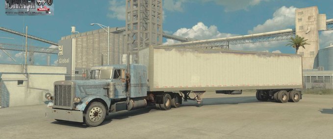 Trucks Peterbilt 359 + Rusted Paint for SCS Trailer - 1.47 American Truck Simulator mod