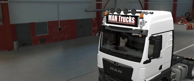 Tools Leuchtkasten für MAN TGX 2020 Eurotruck Simulator mod