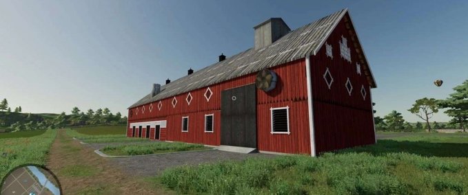 Placeable Objects Swedish Barn Farming Simulator mod