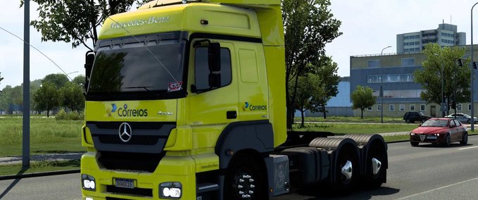 Trucks MERCEDES-BENZ AXOR SEDEX SKIN Eurotruck Simulator mod