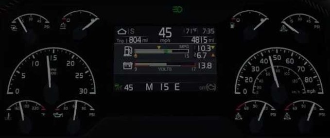 SCS Volvo VNL 2018 Improved Dashboard  Mod Image