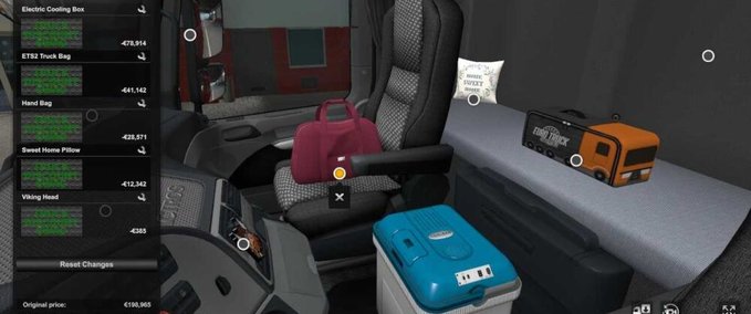 Trucks Big Discounts on Trucks by Choosing Interior Decorations  Eurotruck Simulator mod