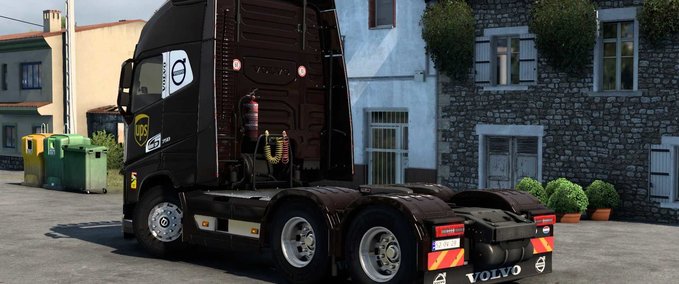 Trucks VOLVO FH 2012 UPS SKIN Eurotruck Simulator mod