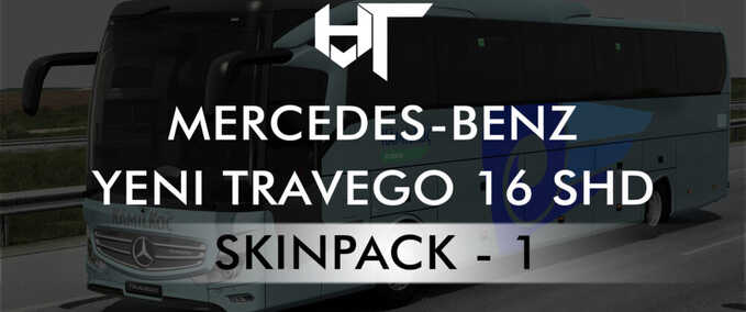 Trucks Mercedes-Benz New Travego 16 SHD – SKINPACK 1 Eurotruck Simulator mod