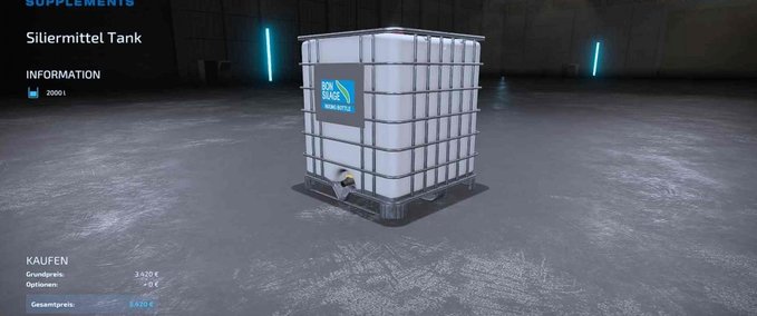 Objekte Siliermittel-Tank Landwirtschafts Simulator mod