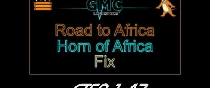Mods Road to Africa | Horn of Africa Fix  - 1.47 Eurotruck Simulator mod