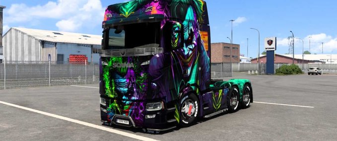 Trucks SCANIA JOKER SKIN  Eurotruck Simulator mod