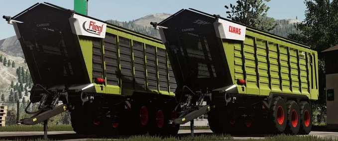 Silage Claas / Fliegl Cargos 750 / 760 Landwirtschafts Simulator mod