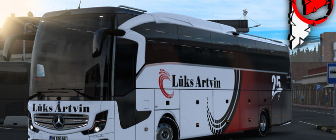 Trucks Travego 16 SHD Luks Artvin Skin  Eurotruck Simulator mod
