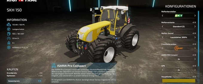 Traktoren Rigitrac SKH 150 Landwirtschafts Simulator mod