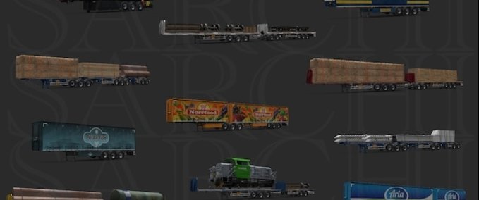 Trailer Mix of Trailers & Company Paint Jobs for Truckers MP  Eurotruck Simulator mod