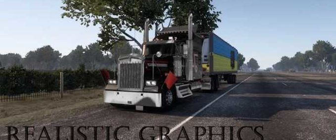 Ats Realistic Graphics V 30 Mods Mod Für American Truck Simulator