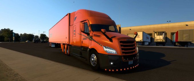 Skins Cascadia & Ruda Ref Skin American Truck Simulator mod