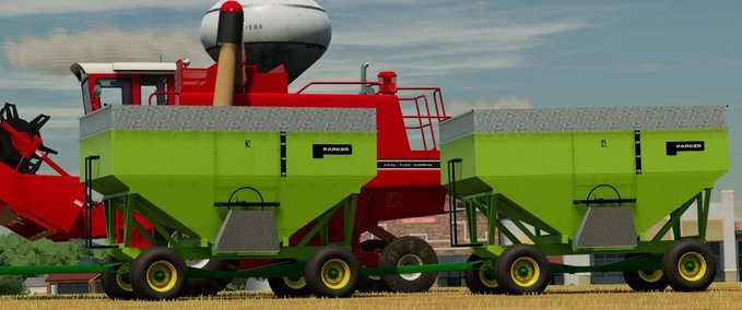 Überladewagen Parker Gravity Wagon Pack Landwirtschafts Simulator mod