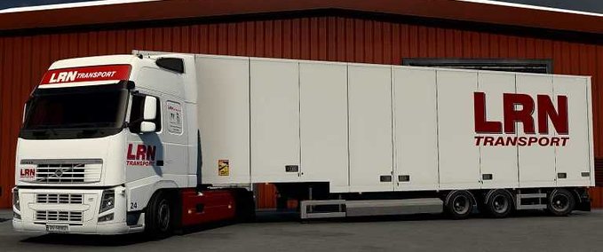 Trucks Volvo FH3 LRN Transport Combo Skin  Eurotruck Simulator mod