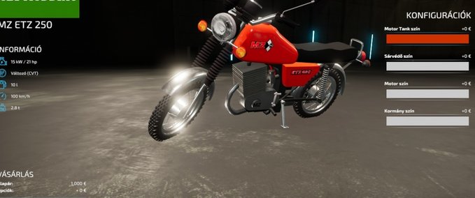 MZ ETZ 250 Motorrad Mod Image