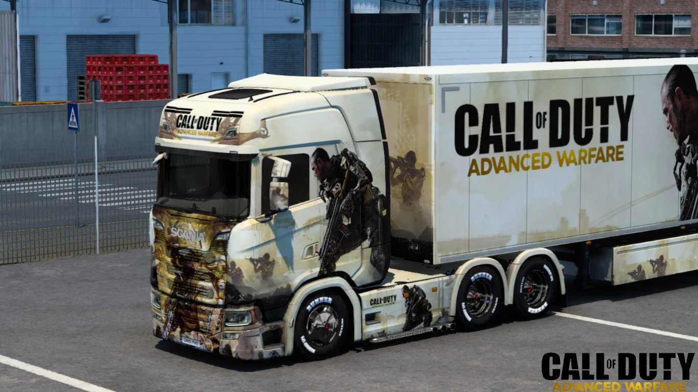 Scania Call Of Duty Advanced Warfare Skin  thumbnail 4