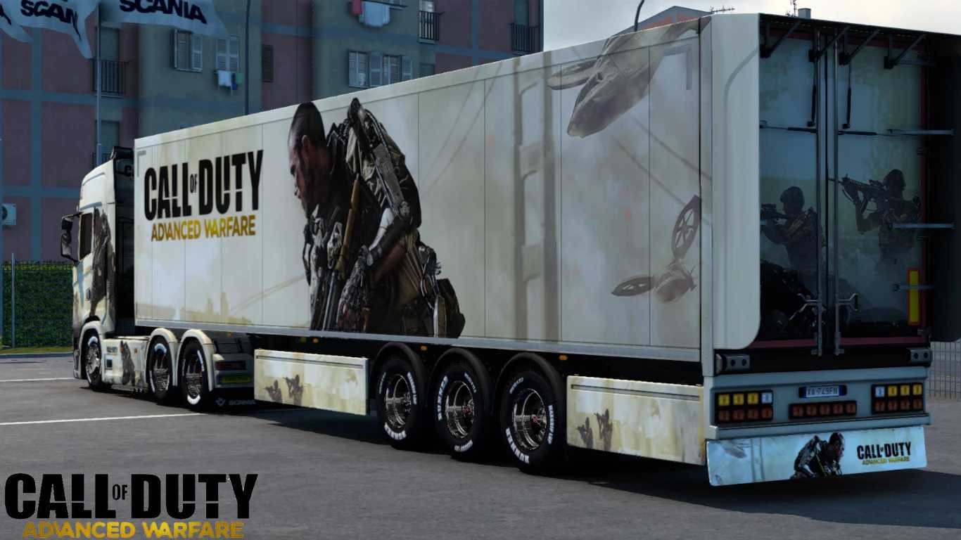 Scania Call Of Duty Advanced Warfare Skin 