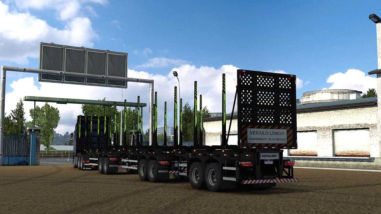 Metalesp Tri-Trem Florestal Wood Trailer 2022 - 1.47 thumbnail 3