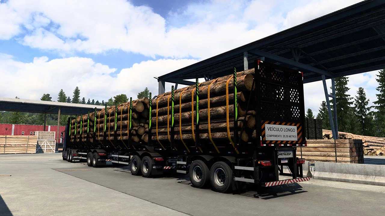 Metalesp Tri-Trem Florestal Wood Trailer 2022 - 1.47 thumbnail 2