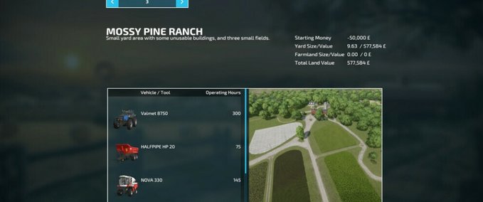 Gameplay Startfarm Auswählen Landwirtschafts Simulator mod