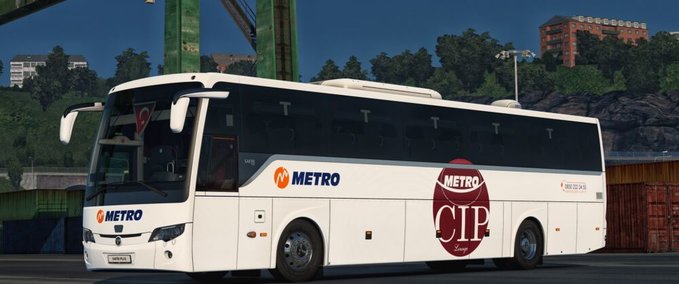 Trucks Temsa Safir Plus – Metro Turizm CIP Skin Eurotruck Simulator mod