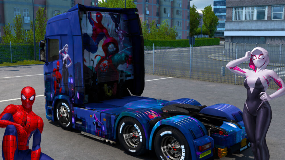 Scania Spider-Man: Across the Spider-Verse Skin - Thumbnail 1