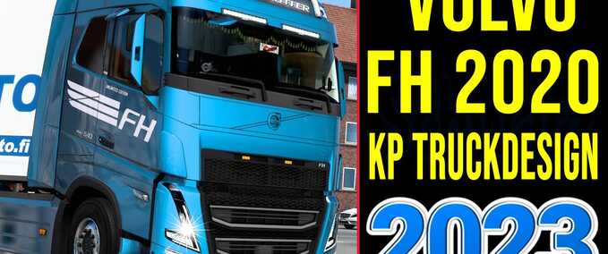 Trucks Volvo FH5 2021 von KP TruckDesign [1.43] Eurotruck Simulator mod