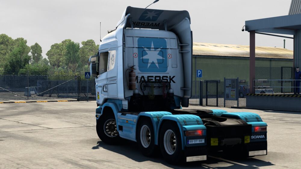 SCANIA STREAMLINE MAERSK SKIN BY RODONITCHO #1.0 thumbnail 2