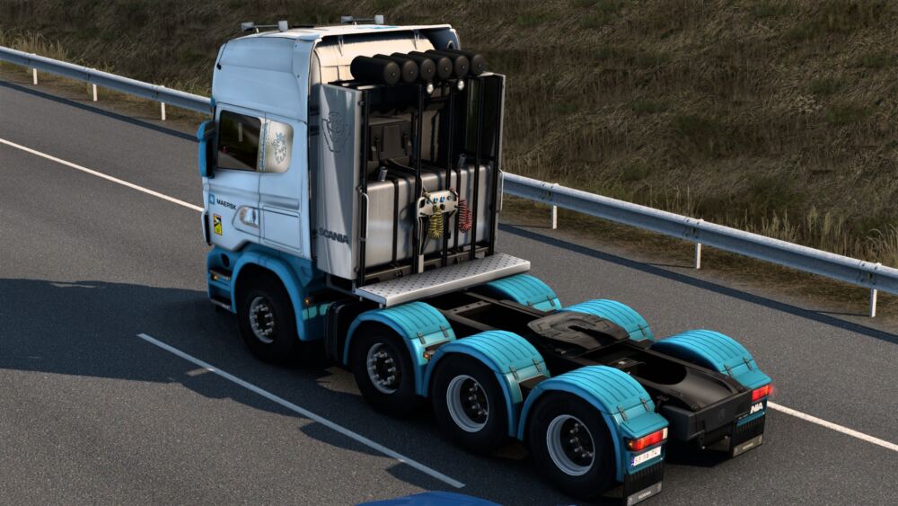 SCANIA R 2009 MAERSK SKIN BY RODONITCHO MODS #1.0 thumbnail 2