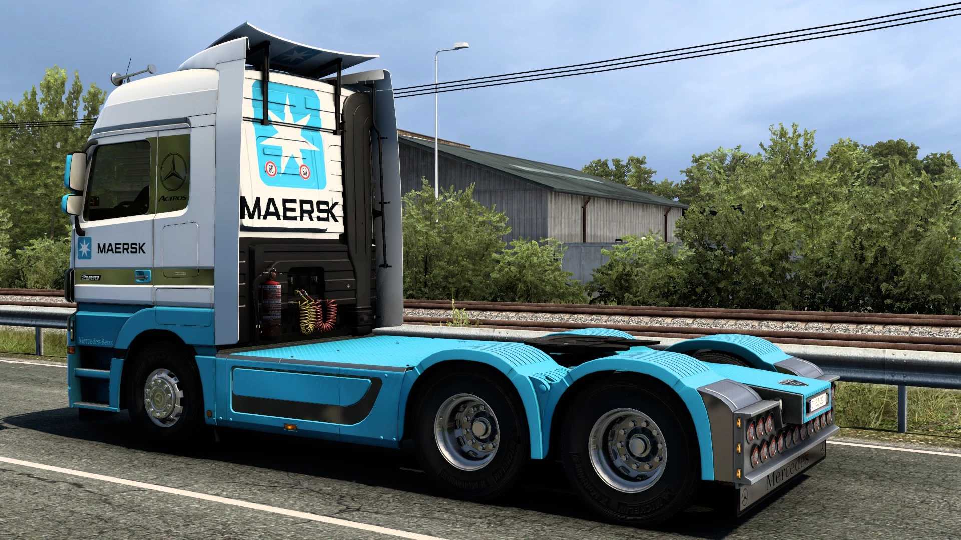 MERCEDES-BENZ ACTROS MAERSK SKIN #1.0 thumbnail 4